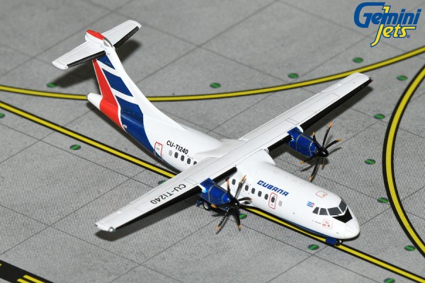 GeminiJets ATR 42-500 Cubana CU-T1240 1:400 Modellflugzeug
