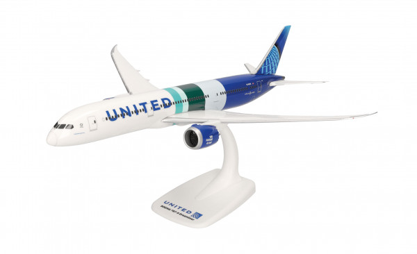 Herpa Snap-Fit Boeing 787-9 United "The Future is SAF" N24988 1:200 Modellflugzeug