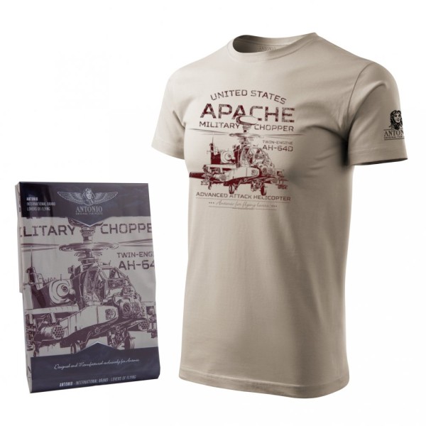 T-Shirt Helicopter Boeing APACHE AH-64D
