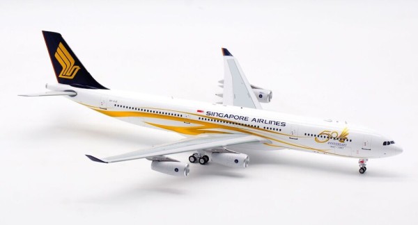 Airbus A340-300 Singapore Airlines "50th Anniversary" 9V-SJE Scale 1/200