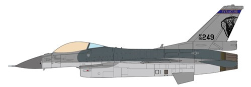 JC Wings Lockheed Martin F-16C Fighting Falcon U.S. Air Force USAF 174th Fighter Wing, 138th Fighter Squadron, Operation Enduring Freedom, 2003 1:72 Modellflugzeug