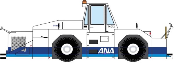 WT500E Towing Tractor All Nippon Airways (ANA) blue Scale 1/200