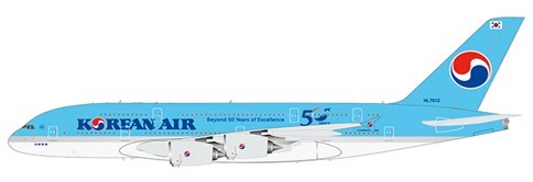 Airbus A380-800 Korean Air "50th Anniversary" HL7614 Scale 1/200