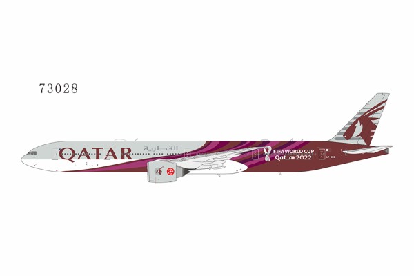 Boeing 777-300ER Qatar Airways "FIFA World Cup Qatar 2022" A7-BEB Scale 1/400