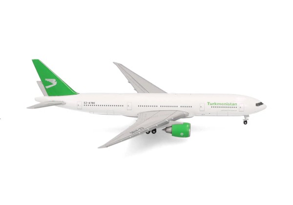 Herpa Wings Boeing 777-200LR Turkmenistan EZ-A780 1:500 Modellflugzeug