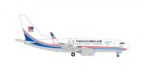 Herpa Wings Boeing 737-700 BBJ Freedom Plane N836BA 1:500 Modellflugzeug