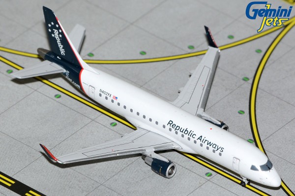 Embraer 175LR Republic Airways N402YX Scale 1/400