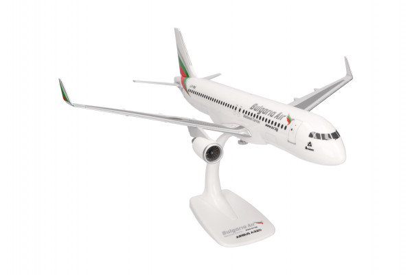 Herpa Snap-Fit Airbus A320-200 Bulgaria Air LZ-FBG 1:100 Modellflugzeug