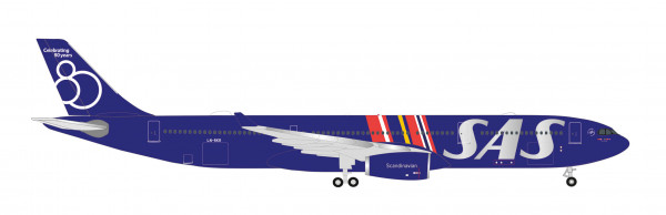 Herpa Wings Airbus A330-300 SAS Scandinavian LN-RKR 1:500 Modellflugzeug
