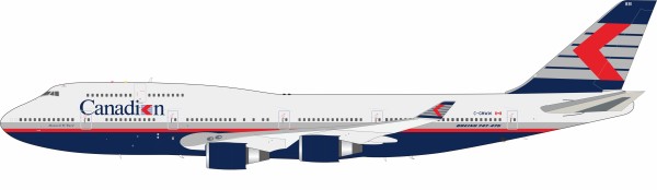 B-Models Boeing 747-400 Canadian Airlines C-GMWW Modellflugzeug