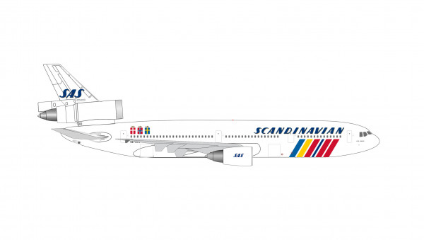 Herpa Wings McDonnell Douglas DC-10-30 SAS Scandinavian 1:500 Modellflugzeug