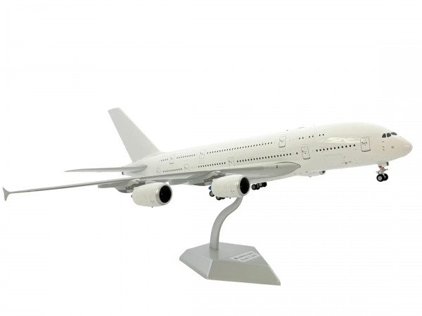 SQ Wings Airbus A380-800 Blank white Model 1:200 Modellflugzeug