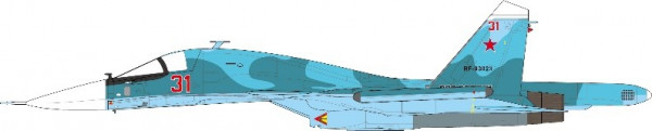 JC Wings Sukhoi Su-34 Fullback Russian Air Force 2022 1:72 Modellflugzeug