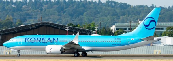 JC Wings Boeing 737-MAX8 Korean "NC" HL8567 1:200 Modellflugzeug