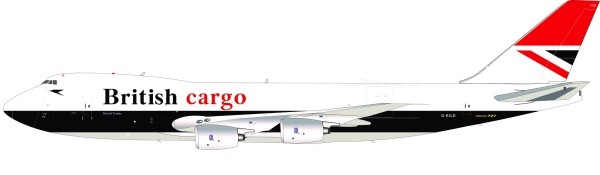 Boeing 747-236F(SCD) British Airways Cargo G-KILO Scale 1/200 plus collectors coin