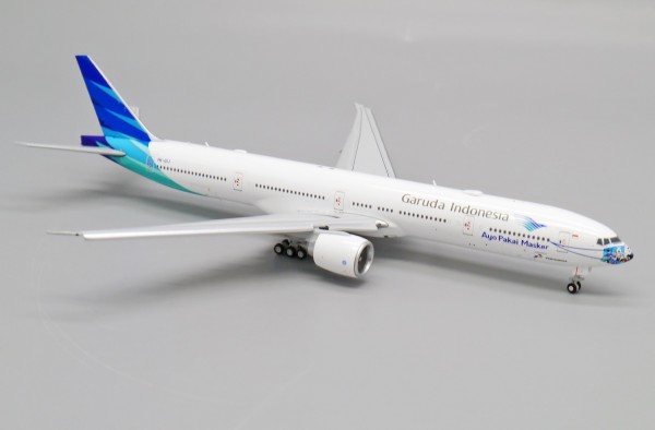 Boeing 777-300ER Garuda Indonesia "Ayo Pakai Masker" Flaps Down Version PK-GIJ Scale 1/400