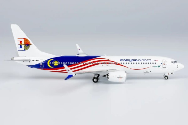 NG Model Boeing 737-MAX8 Malaysia 9M-MVA 1:400 Modellflugzeug