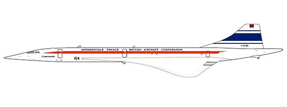 JC Wings Concorde House Color Paris Air Show 1969 F-WTSA 1:400 Modellflugzeug