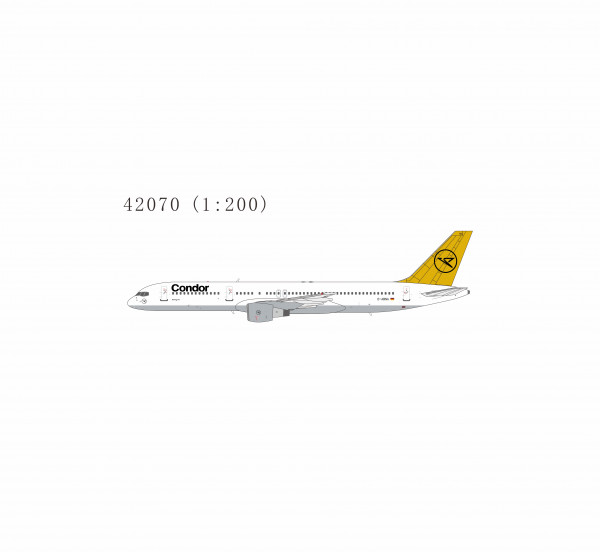 NG Model Boeing 757-200 Condor "delivery scheme" D-ABNA 1:200 Modellflugzeug