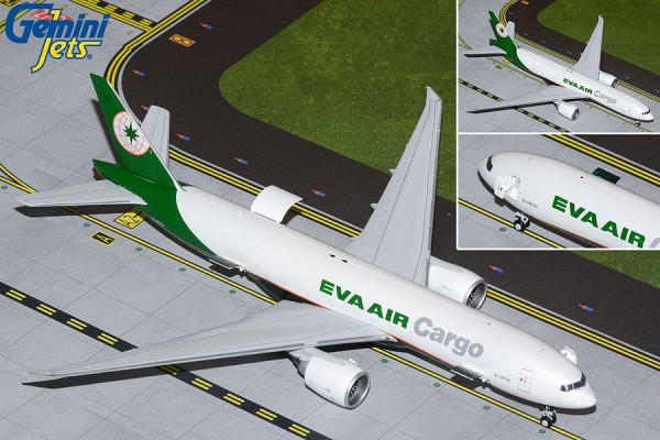 Boeing 777-200LRF EVA Air Cargo Interactive Series B-16781 Scale 1/200