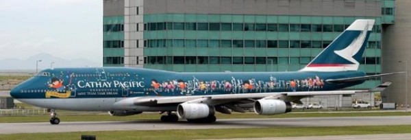 JC Wings Boeing 747-400 Cathay Pacific "Spirit of Hong Kong" B-HOX 1:400 Modellflugzeug