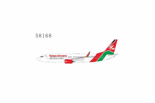 Boeing 737-800/w Kenya Airways 5Y-CYB Scale 1/400