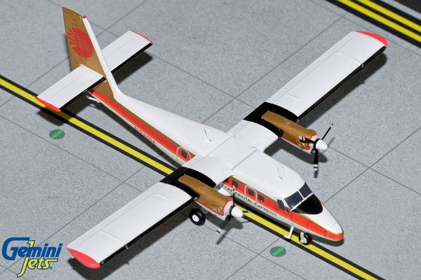 GeminiJets de Havilland Canada DHC-6-300 Twin Otter ExpressJet Continental Express N24RM 1:200 Modellflugzeug
