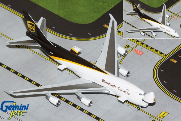 Boeing 747-400F(SCD) UPS Airlines Interactive Series N580UP Scale 1/400