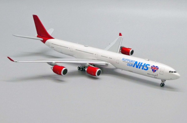 Airbus A340-600 Maleth Aero "Thank you NHS" 9H-PPE Scale 1/400