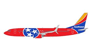 Boeing 737-800S Southwest Airlines "Tennessee One" N8620H Scale 1/200