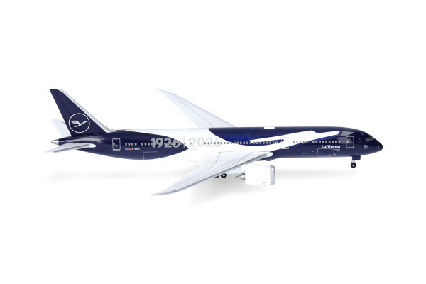 Herpa Wings Boeing 787-9 Lufthansa "100th Anniversary" D-ABPU 1:500 Modellflugzeug