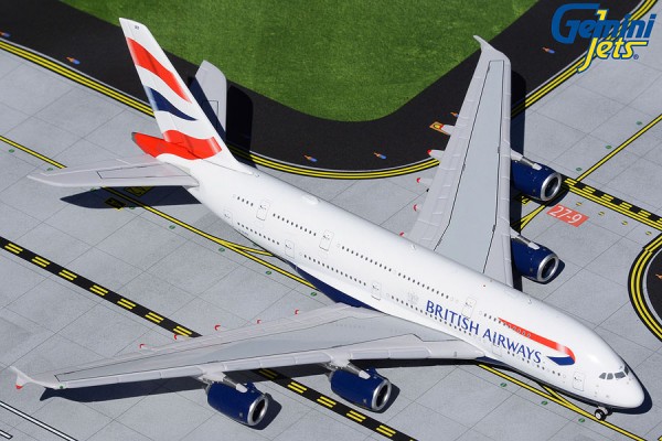 Airbus A380-800 British Airways G-XLED Scale 1/400