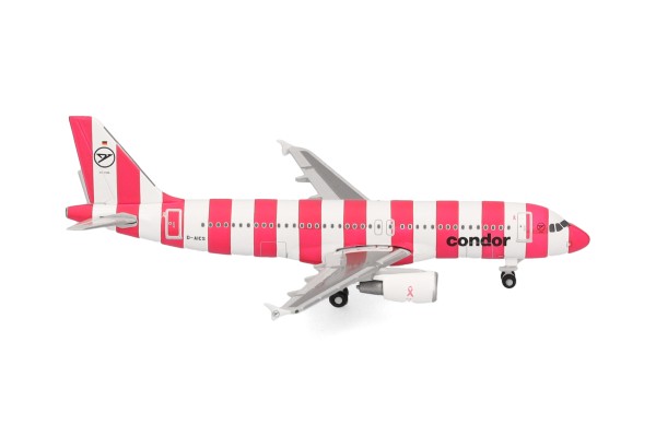 Herpa Wings Airbus A320-200 Condor "FlyPink Plane" D-AICS 1:500 Modellflugzeug