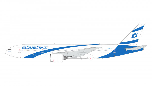GeminiJets Boeing 777-200ER El Al Israel 4X-ECE 1:200 Modellflugzeug