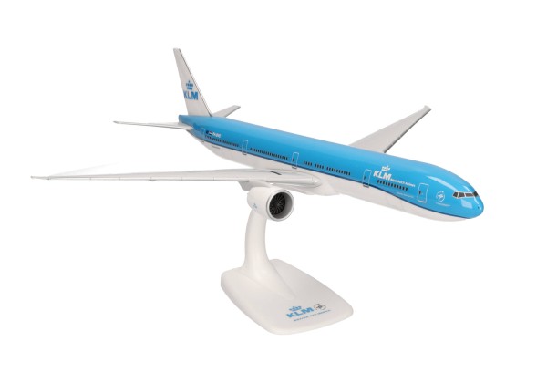 Herpa Snap-Fit Boeing 777-300ER KLM "Kaziranga National Park" PH-BVO 1:200 Modellflugzeug