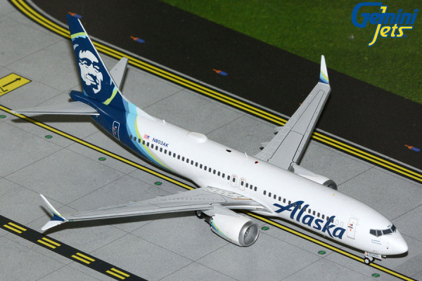 GeminiJets Boeing 737-MAX8 Alaska N803AK 1:200 Modellflugzeug