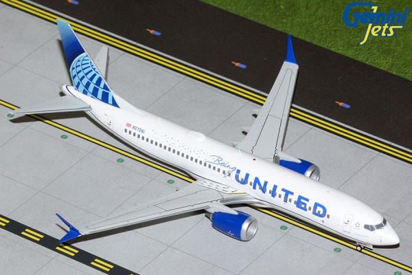 Boeing 737-MAX8 United Airlines "Being United"/"United Together" N27261 Scale 1/200