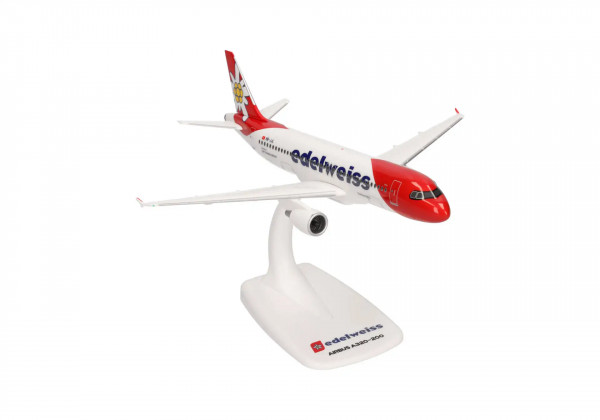 Herpa Wings Airbus A320-200 Edelweiss HB-JJL 1:200 Modellflugzeug