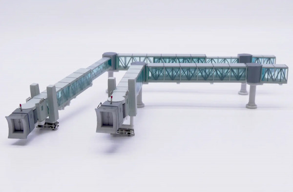 JC Wings Flughafen Fluggastbrücke Boeing 737 grün 1:400