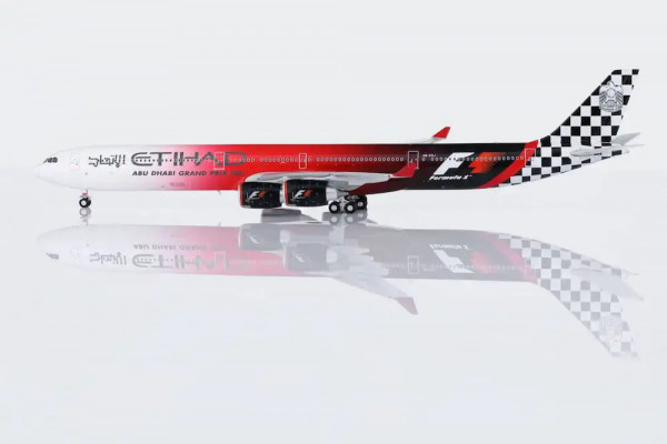 HX Models Airbus A340-600 Etihad "Abu Dhabi GP 2011" A6-EHJ 1:400 Modellflugzeug