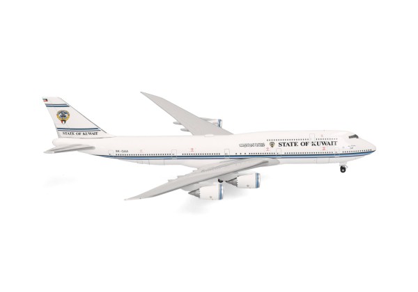 Herpa Wings Boeing 747-8 Kuwait Government 9K-GAA 1:500 Modellflugzeug