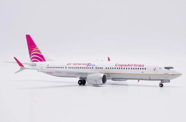 JC Wings Boeing 737-MAX9 Copa "Hazlo a Tiempo" HP-9926CMP 1:200 Modellflugzeug