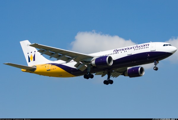 Airbus A300B4-605R Monarch Airlines G-MAJS Scale 1/200