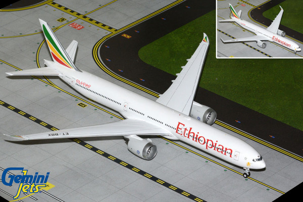 GeminiJets Boeing 777-9 Ethiopian ET-BBX 1:200 Modellflugzeug