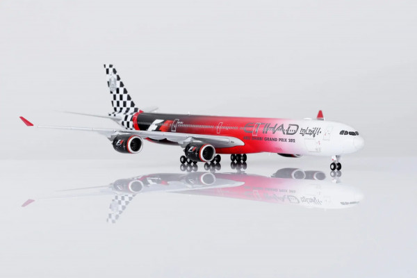 HX Models Airbus A340-600 Etihad "Abu Dhabi GP 2012" A6-EHJ 1:400 Modellflugzeug