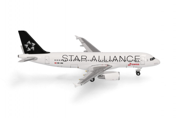 Herpa Wings Airbus A320-200 SWISS "Star Alliance" HB-IJM 1:500 Modellflugzeug