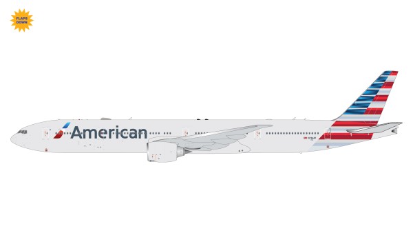 Boeing 777-300ER American Airlines Flaps Down Version N736AT Scale 1/200