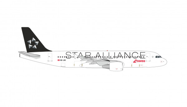 Herpa Wings Airbus A320-200 SWISS "Star Alliance" HB-IJM 1:500 Modellflugzeug