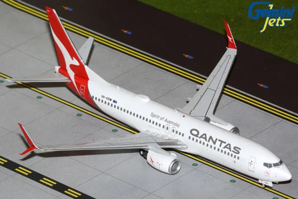 GeminiJets Boeing 737-800 Qantas VH-VZW 1:200 Modellflugzeug
