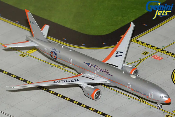 Boeing 777-300ER American Flagship DFW N735AT 1:400 Modellflugzeug